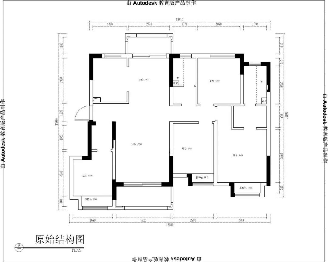 張桐瑋_紅牛設(shè)計--電建洺悅府130㎡北歐風(fēng)格02戶型分析