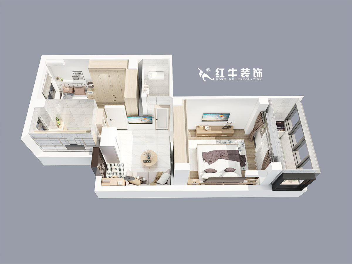 張桐瑋_泰倉(cāng)巷8號(hào)203室-47㎡-北歐風(fēng)格00鳥(niǎo)瞰圖
