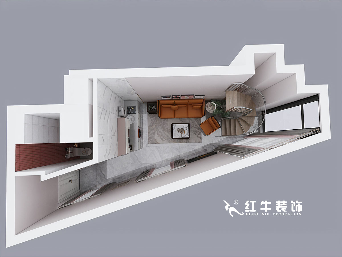 余瑋_萬科尚都薈B座523室-75㎡-現(xiàn)代風(fēng)格00一樓鳥瞰圖