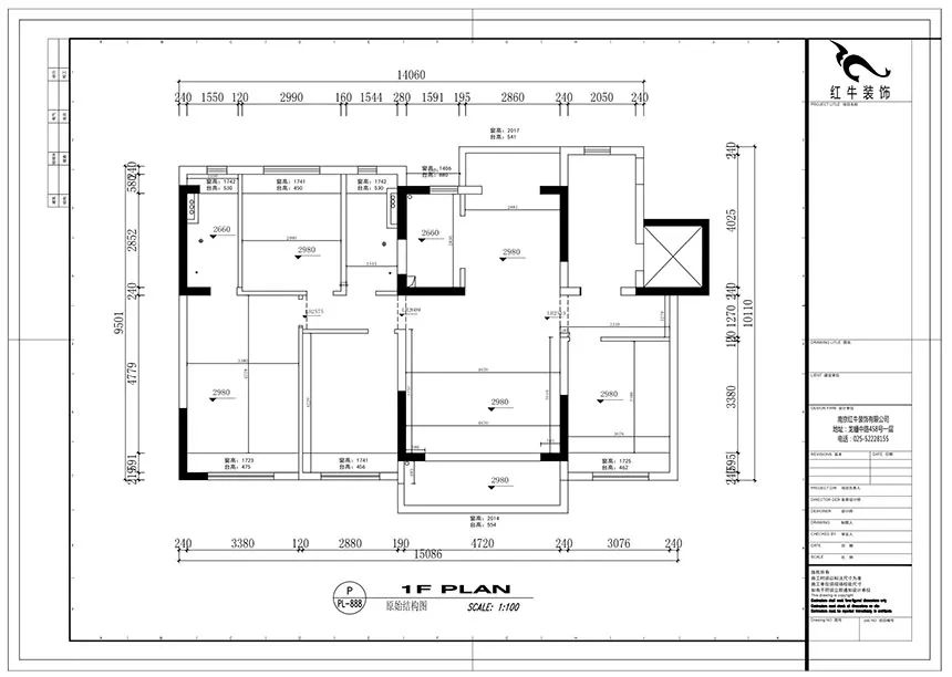 140㎡四房改三房，改善型住宅就要這樣設計?。ú坛申籣泊云間140㎡現(xiàn)代輕奢風格_4室2廳2衛(wèi)_新房裝修_半包￥106935）02