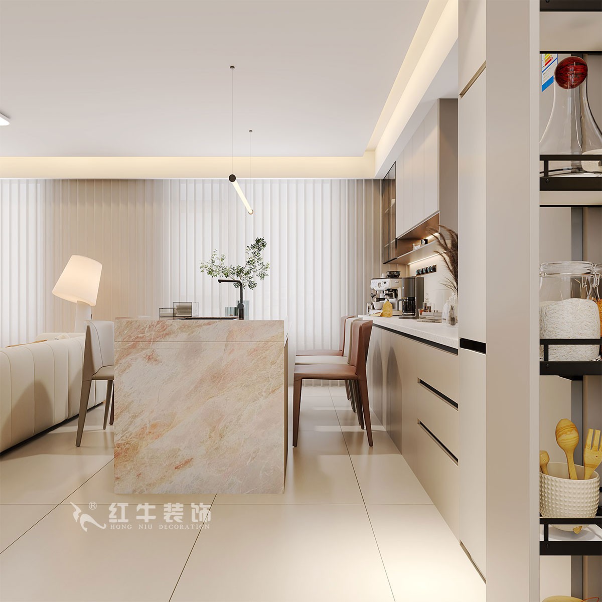 南京138㎡現(xiàn)代復(fù)式裝修，美學(xué)與家居共生！
